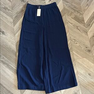 Z Supply Scout Pants Linen Yacht Blue